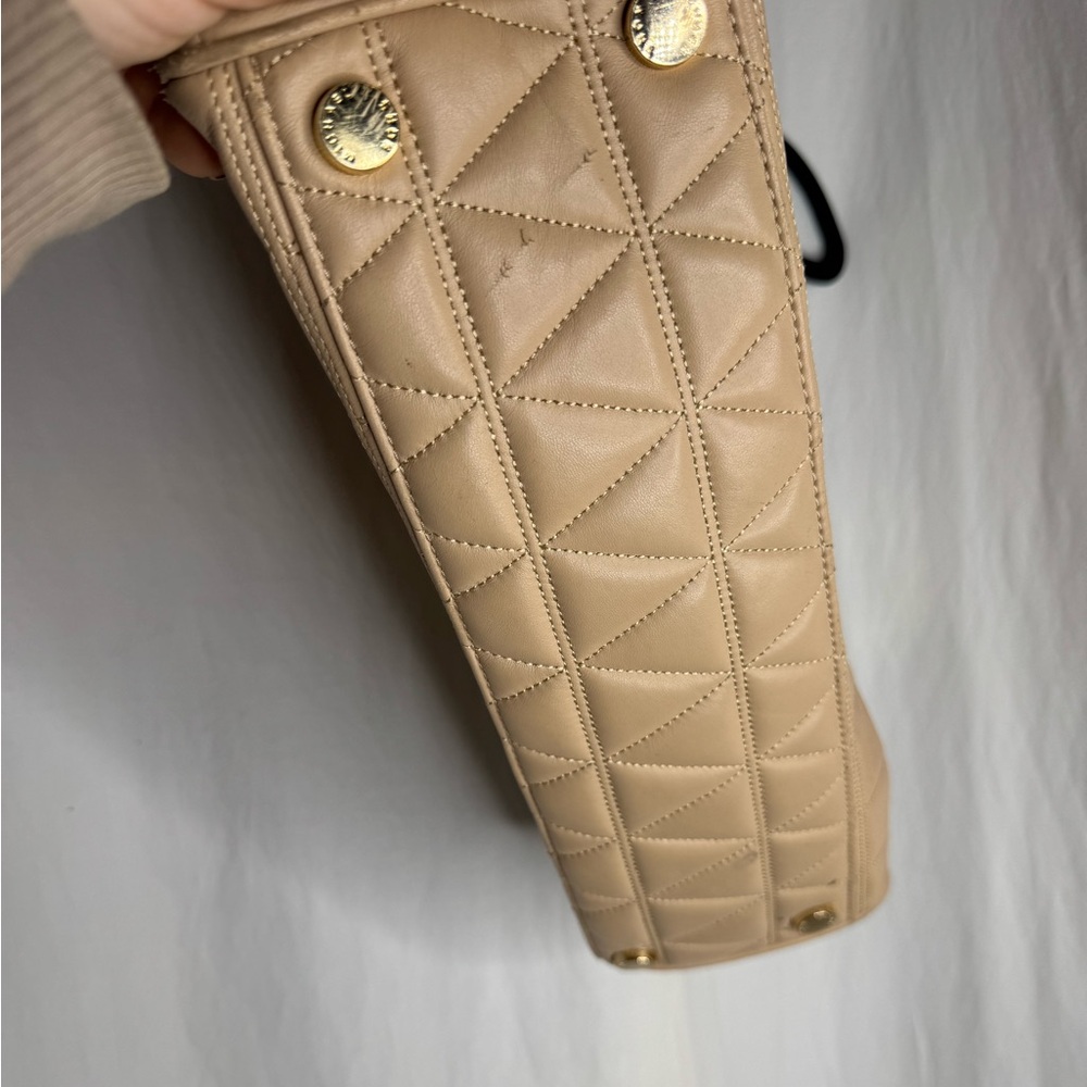 Michael Kors Soft Pink Leather Medium Scarlett Quilted Messenger Purse - Picture 5 of 12